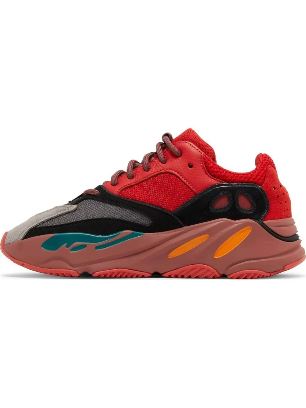Кроссовки Yeezy Boost 700 Hi-Res Red — изображение 2 из 10, красный
