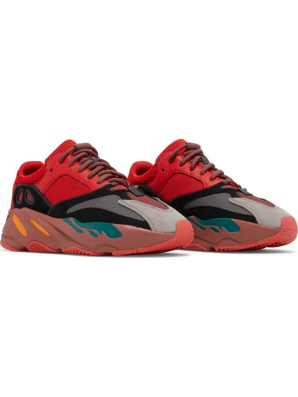 Кроссовки Yeezy Boost 700 Hi-Res Red — изображение 4 из 10, красный