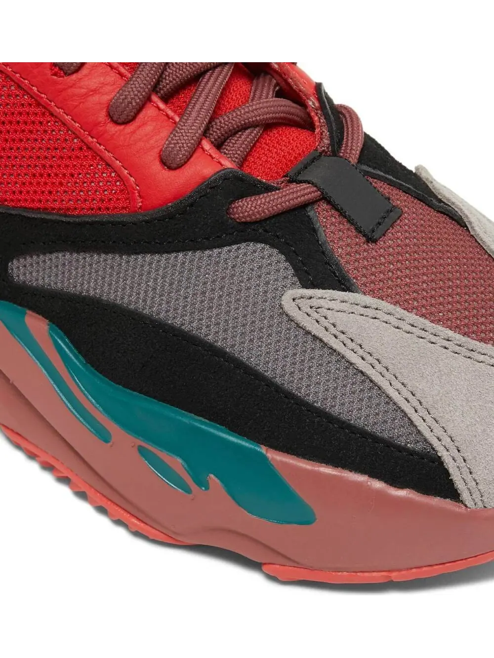 Кроссовки Yeezy Boost 700 Hi-Res Red — изображение 7 из 10, красный