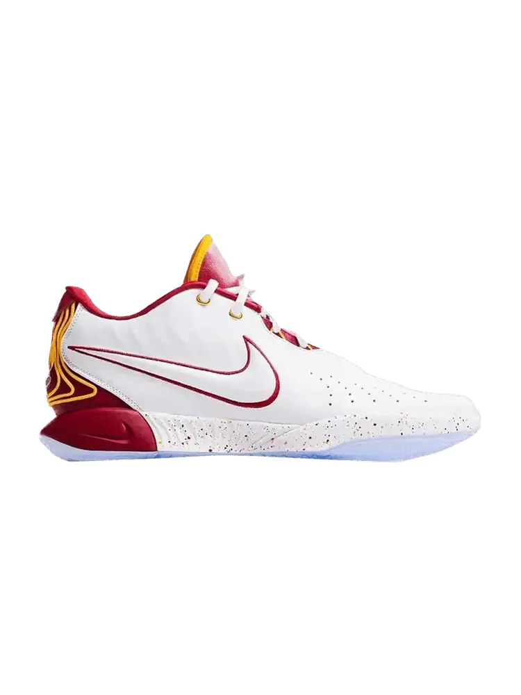 Кроссовки Nike LeBron 21, USC Home PE — изображение 1 из 1, белый