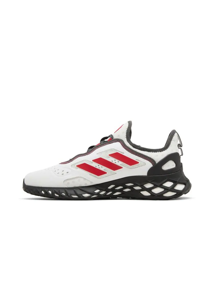 Кроссовки Web Boost 'White Red Carbon' — изображение 3 из 8, белый красный