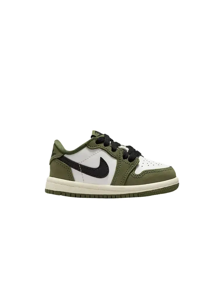 Air Jordan 1 Low TD 'Medium Olive' — изображение 1 из 1, зеленый