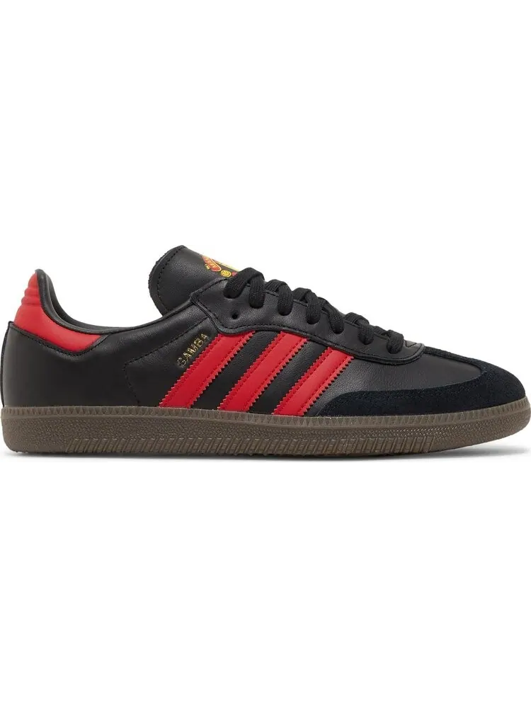 Кроссовки Adidas Manchester United x Samba Team 'Black Real Red' — изображение 1 из 8, черный