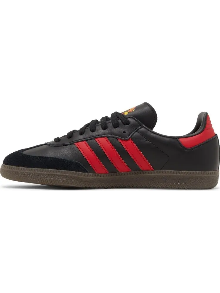 Кроссовки Adidas Manchester United x Samba Team 'Black Real Red' — изображение 3 из 8, черный