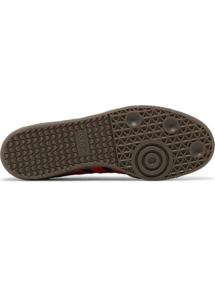 Кроссовки Adidas Manchester United x Samba Team 'Black Real Red' — изображение 4 из 8, черный