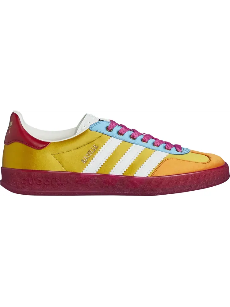 Кроссовки Adidas Gucci x Wmns Gazelle 'Yellow White Red' — изображение 1 из 1, желтый белый красный