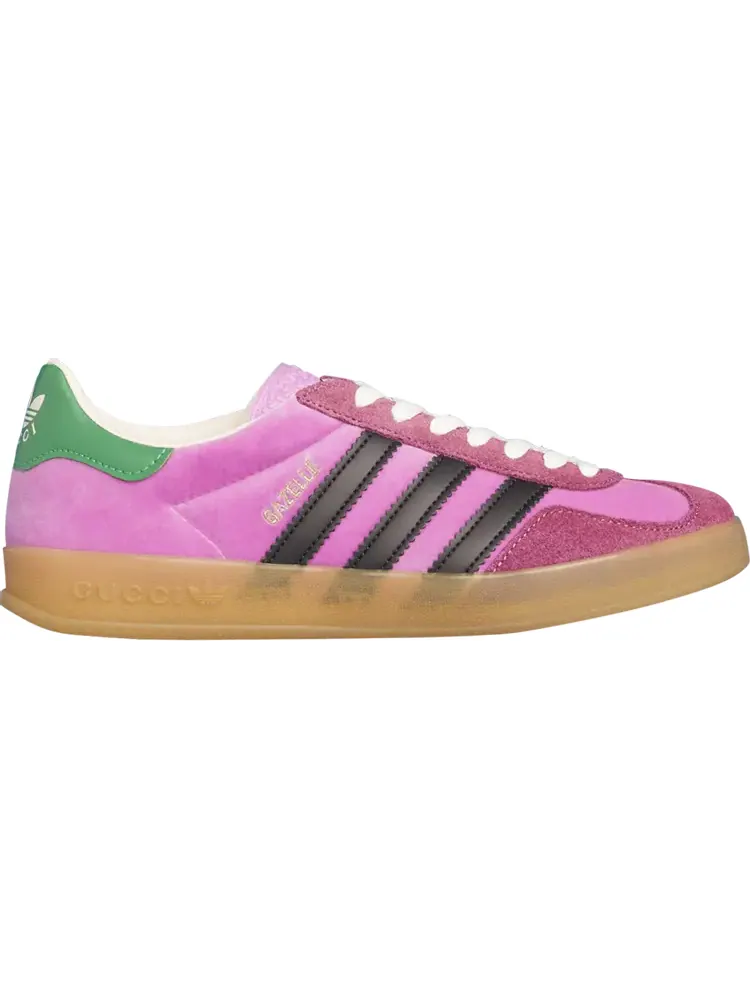 Кроссовки Adidas Gucci x Wmns Gazelle 'Pink Velvet' — изображение 1 из 1, розовый