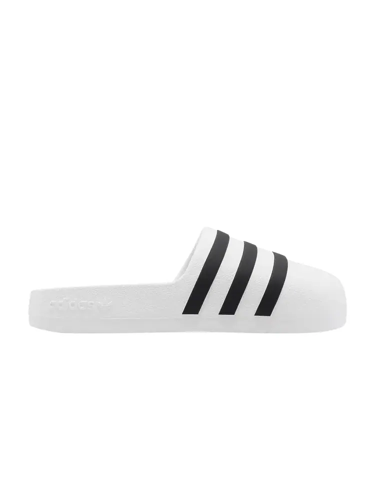 Шлепанцы adiFOM Adilette Slide 'White Black' — изображение 1 из 1, белый черный