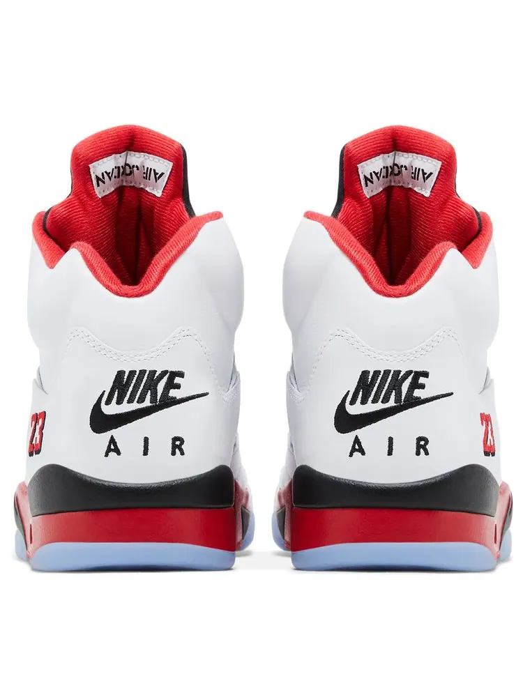 Кроссовки Air Jordan 5 Retro 'Fire Red' 2025 — изображение 6 из 8, белый