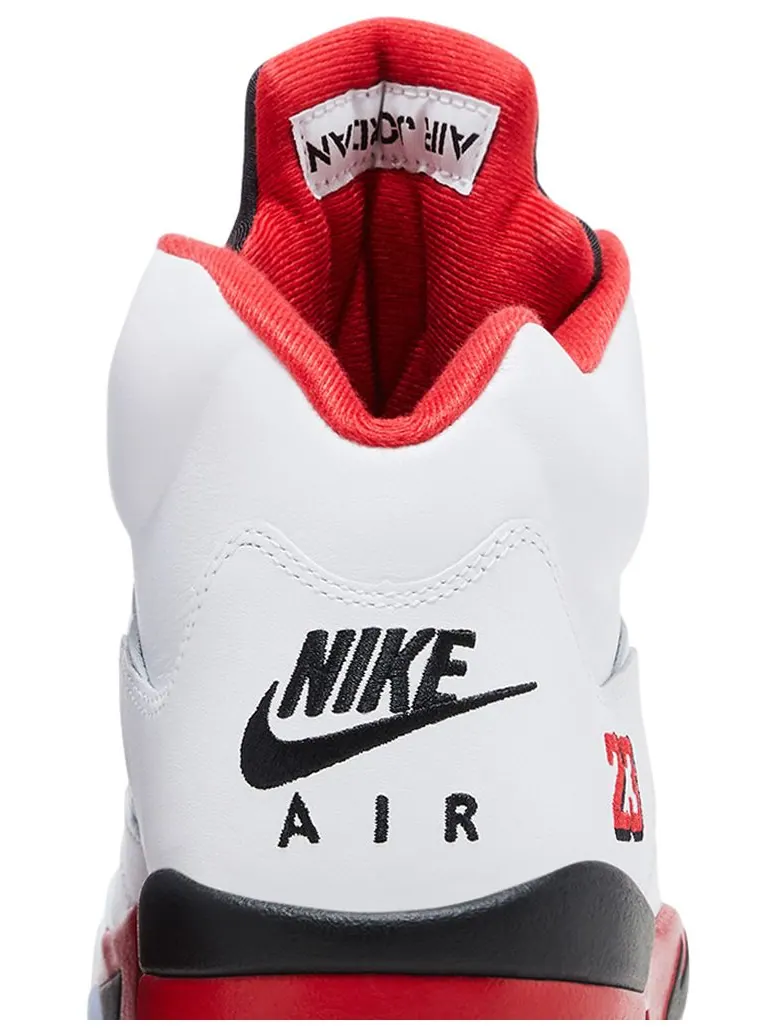Кроссовки Air Jordan 5 Retro 'Fire Red' 2025 — изображение 7 из 8, белый