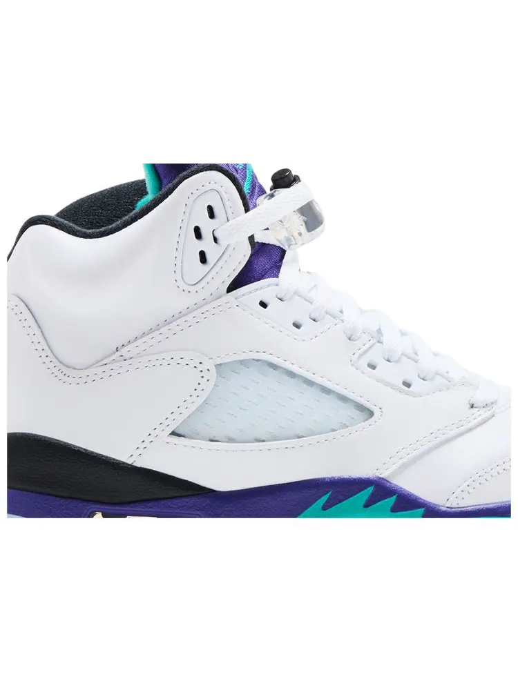 Кроссовки Air Jordan 5 Retro GS 'Grape' 2025 — изображение 2 из 8, белый