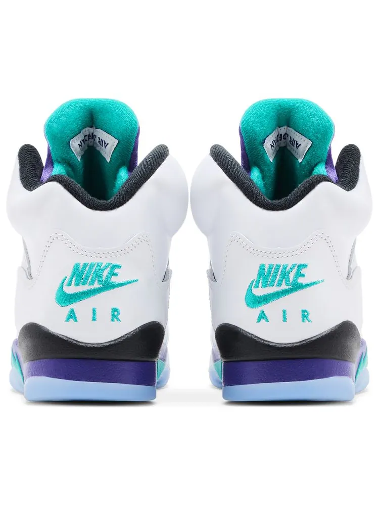 Кроссовки Air Jordan 5 Retro GS 'Grape' 2025 — изображение 6 из 8, белый