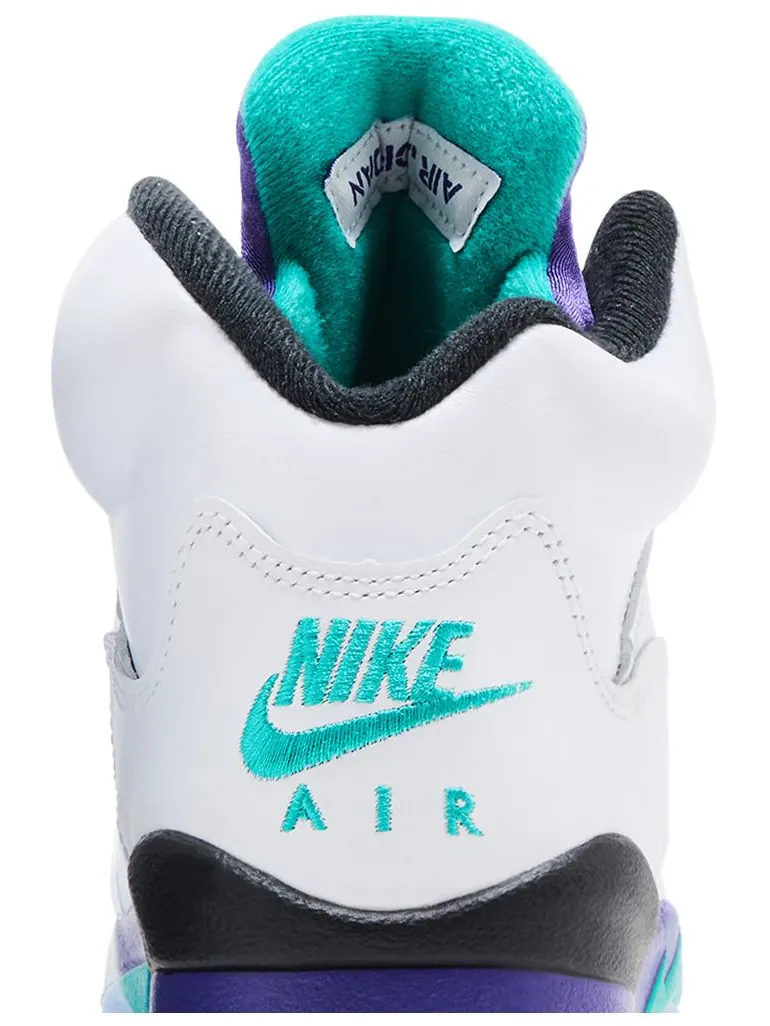 Кроссовки Air Jordan 5 Retro GS 'Grape' 2025 — изображение 7 из 8, белый