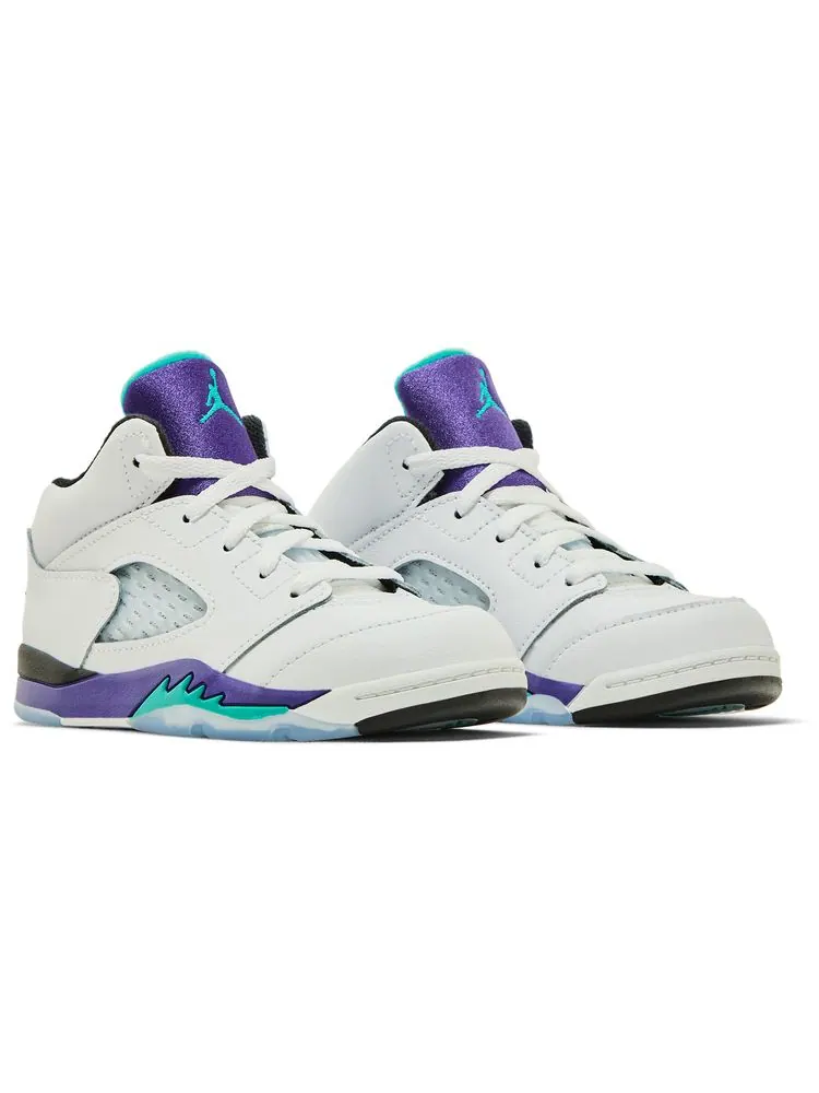 Кроссовки Air Jordan 5 Retro TD 'Grape' 2025 — изображение 8 из 8, белый