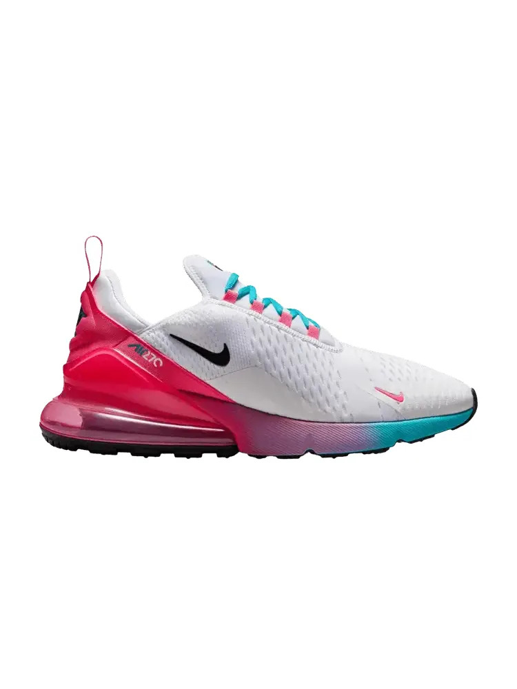 Кроссовки Nike MLB x Air Max 270 'City Connect Pack - Miami Marlins' — изображение 1 из 1, белый/черный/розовый