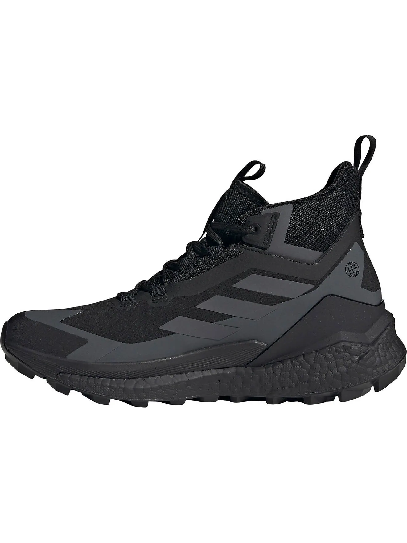 Мужские походные кроссовки Adidas Terrex Free Hiker 2.0 GORE-TEX — изображение 2 из 6, черный