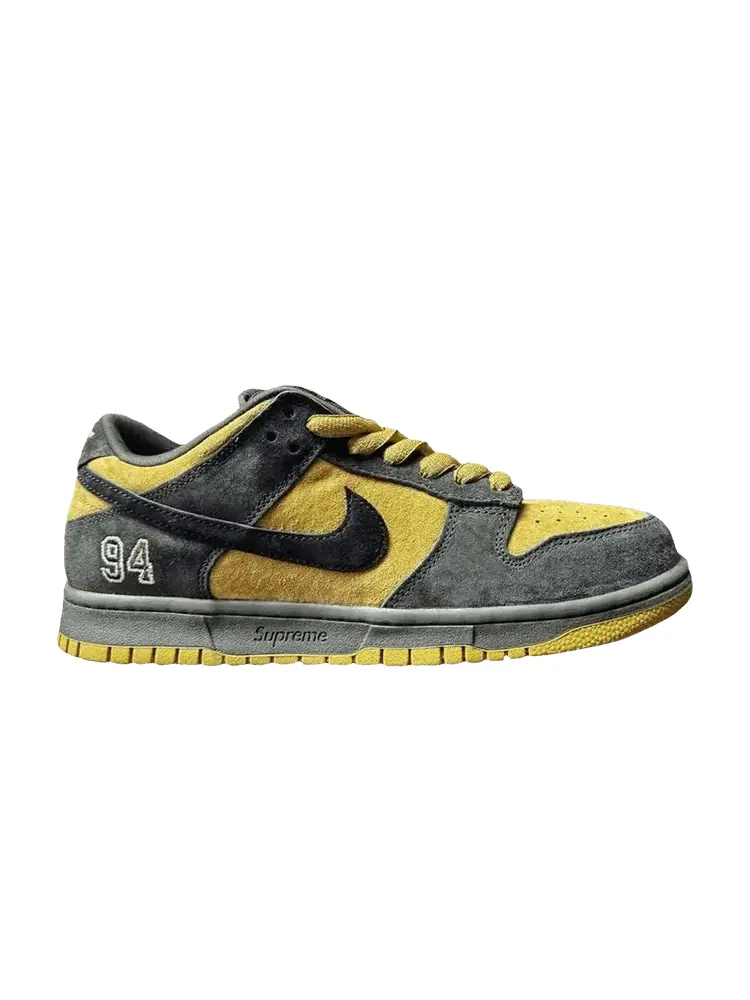 Кеды Nike Supreme x Dunk Low SB 'Camper Green' — изображение 1 из 1, зеленый/зеленый/черный