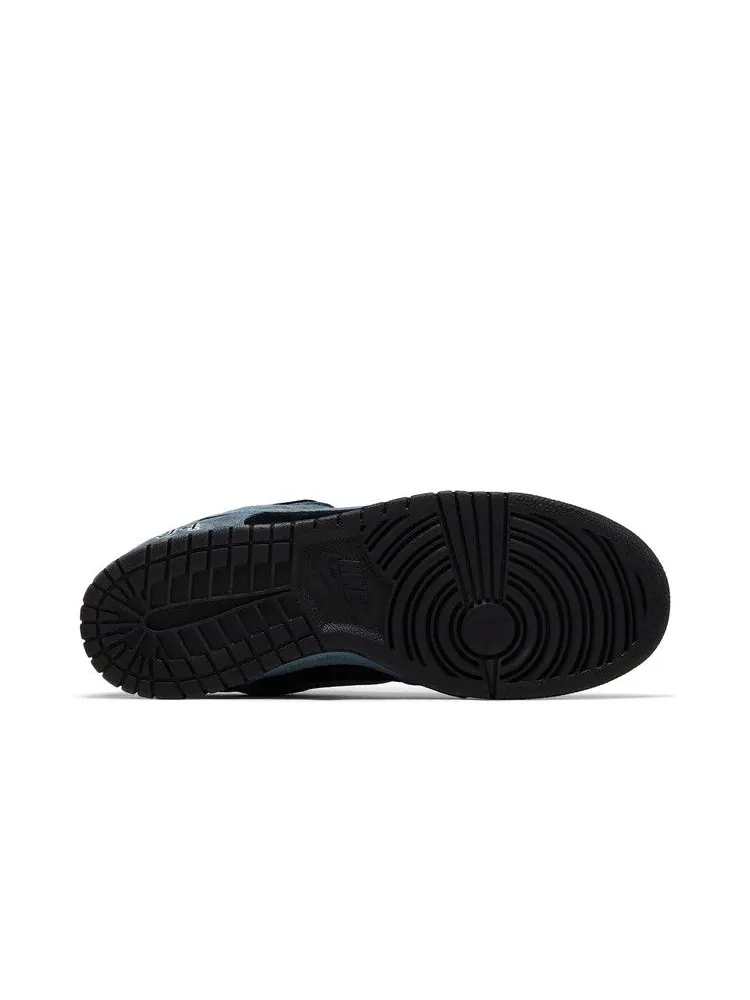 Кроссовки Nike Supreme x Dunk Low SB, Ocean Fog — изображение 4 из 8, синий
