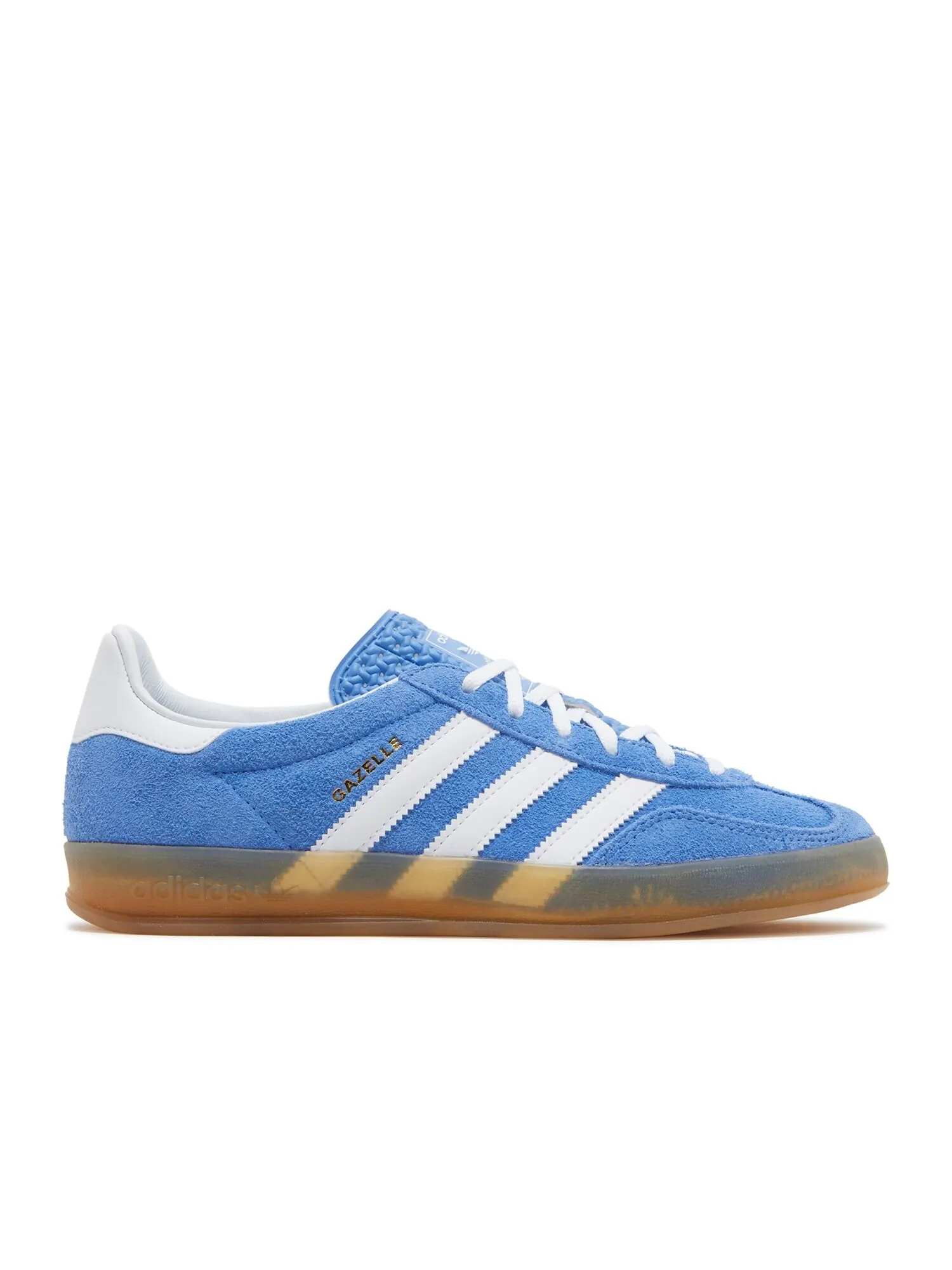 Кроссовки adidas Wmns Gazelle Indoor 'Blue Fusion Gum' — изображение 1 из 4, синий