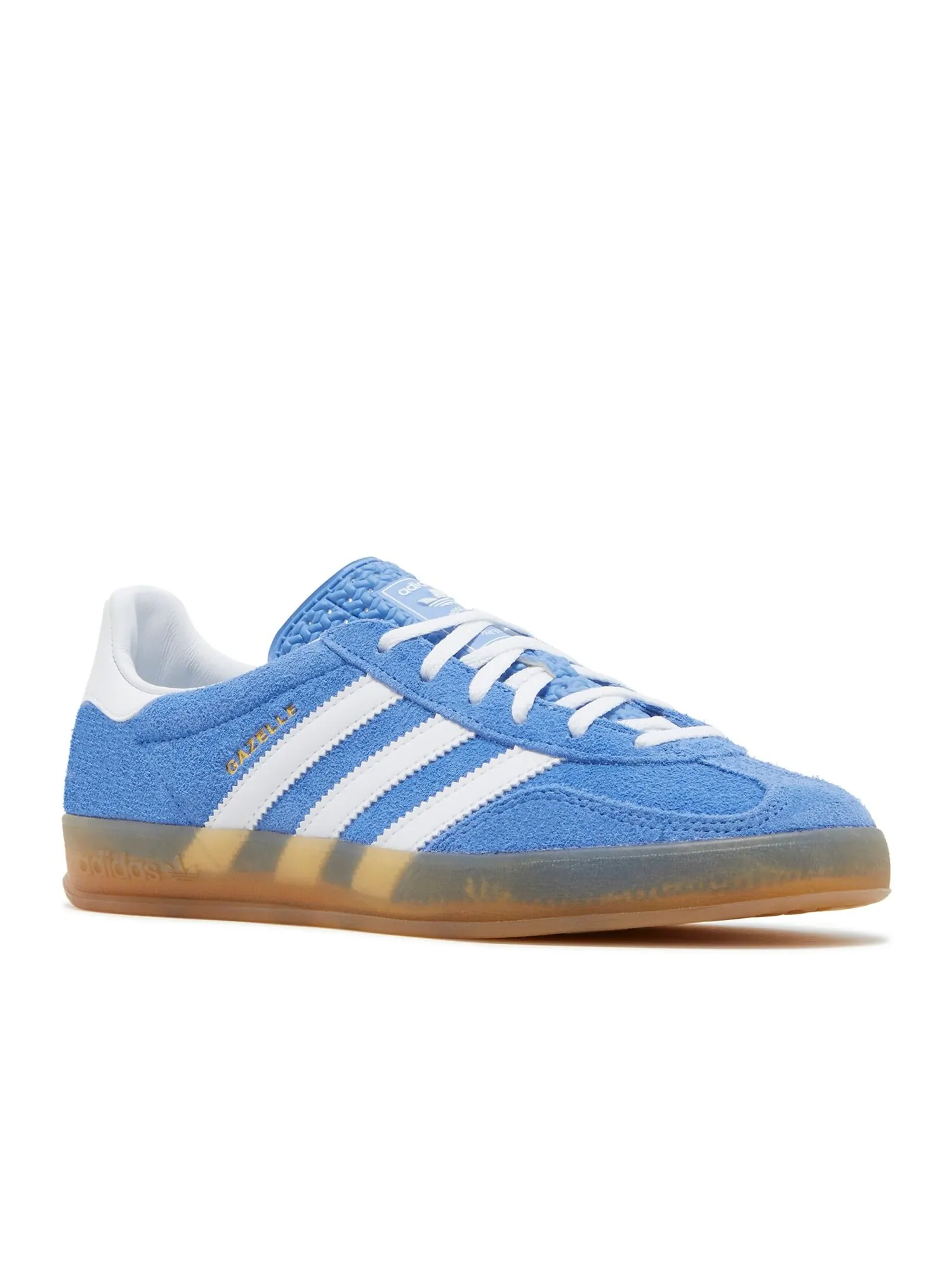 Кроссовки adidas Wmns Gazelle Indoor 'Blue Fusion Gum' — изображение 2 из 4, синий
