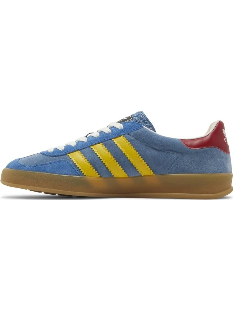 Лимитированные кроссовки Adidas Gucci x Gazelle 'Light Blue Suede' — изображение 3 из 8, светлый синий