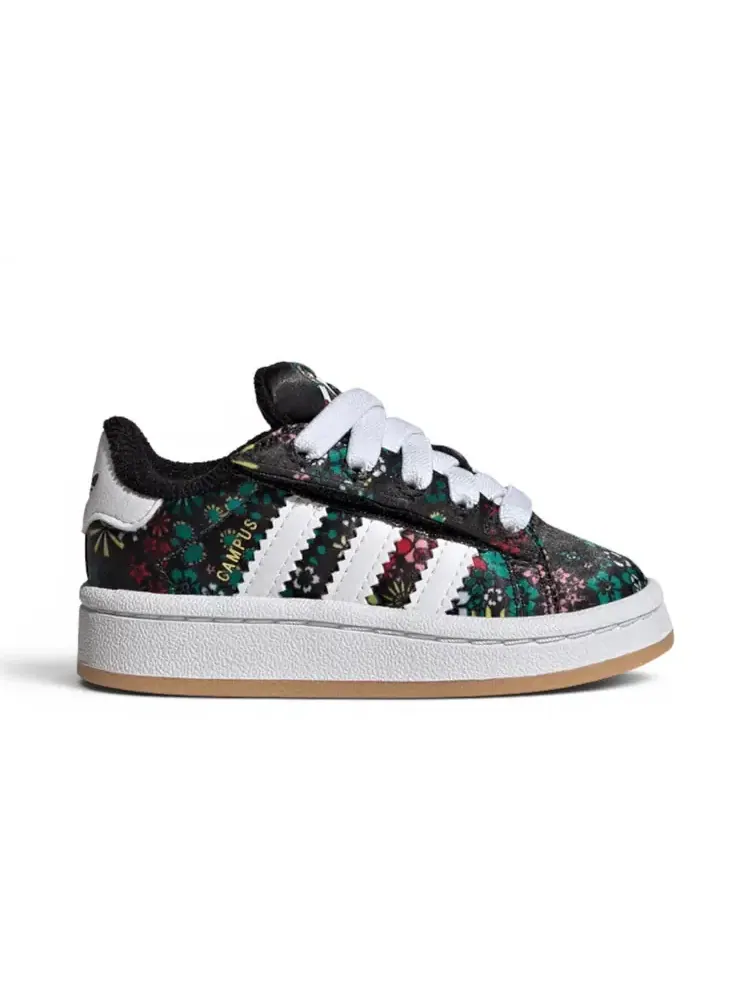 Детские кроссовки Liberty London x Adidas Campus 00s — изображение 1 из 1, черный белый