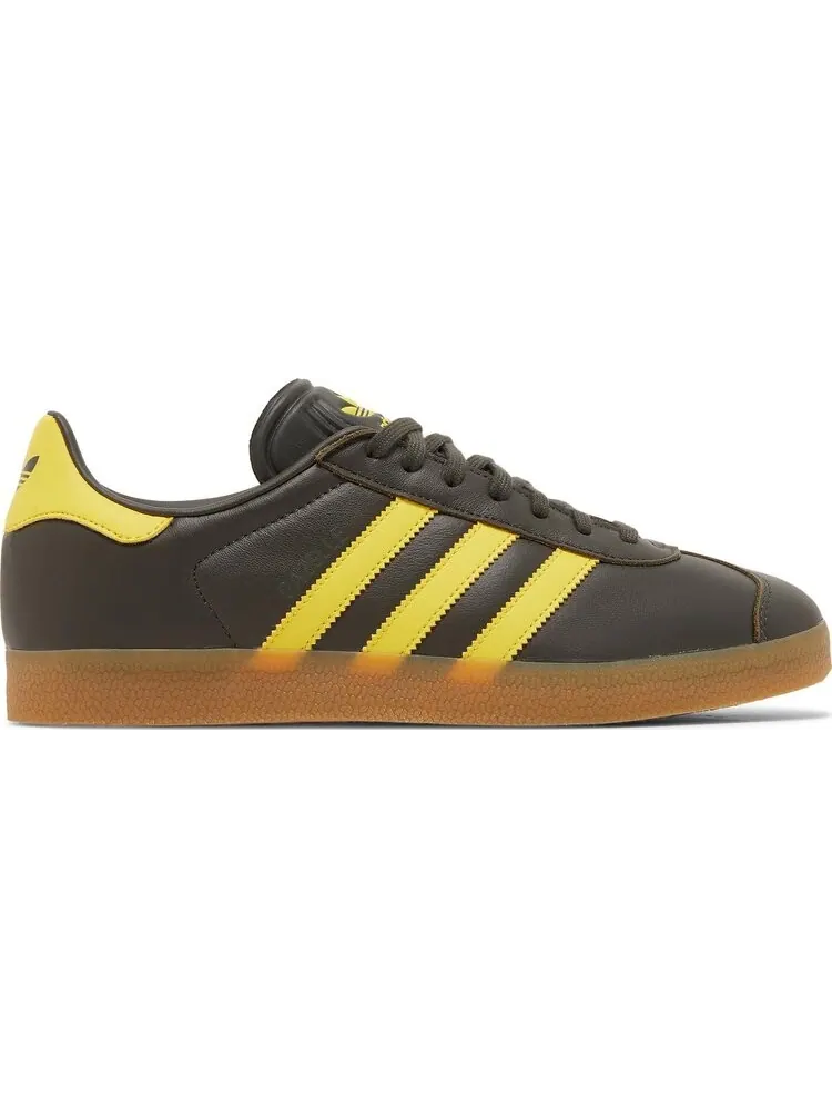 Кроссовки Adidas Gazelle 'Shadow Olive Impact Yellow' — изображение 1 из 8, коричневый