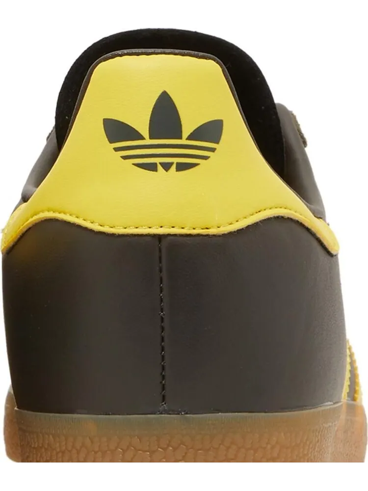 Кроссовки Adidas Gazelle 'Shadow Olive Impact Yellow' — изображение 7 из 8, коричневый