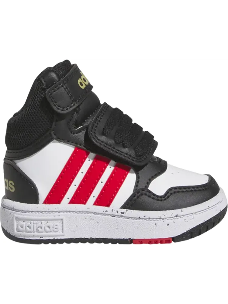 Кроссовки Hoops Mid I 'Black White Vivid Red' — изображение 1 из 1, черный