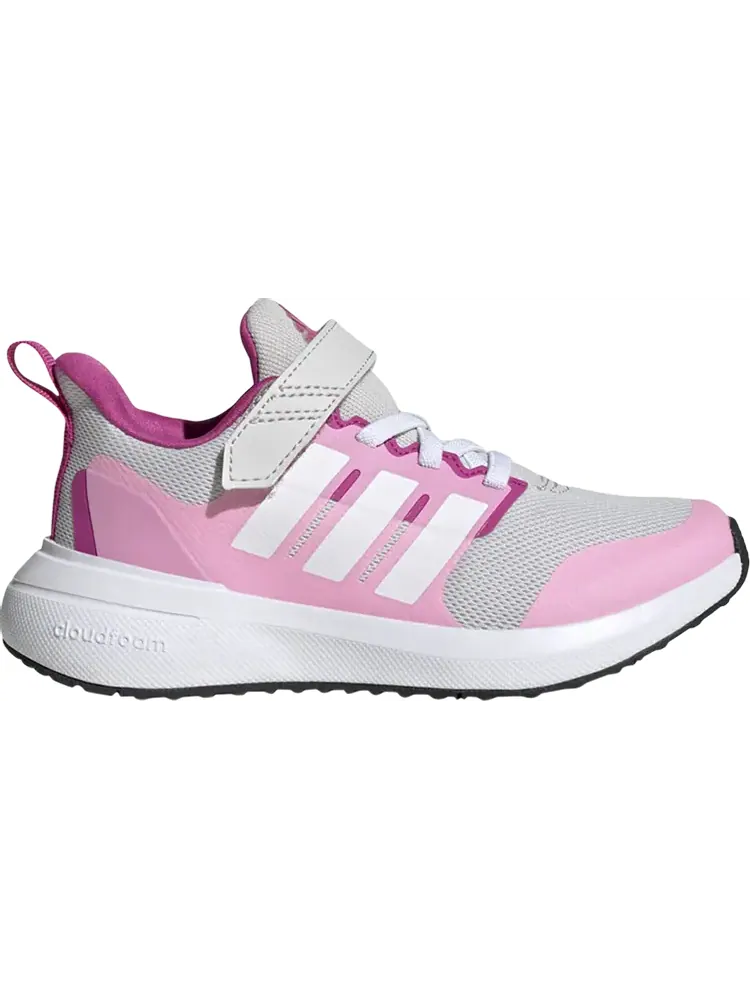 Кроссовки FortaRun 2.0 EL Little Kid 'Grey Beam Pink' — изображение 1 из 1, серый