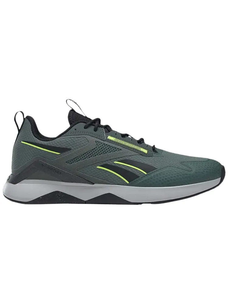 Кроссовки Reebok Nanoflex Adventure TR 'Chalk Green Pure Grey' — изображение 1 из 1, зеленый серый