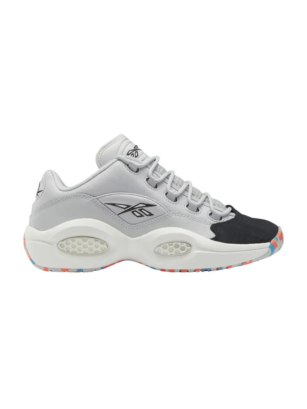 Кроссовки Question Low Reebok — изображение 1 из 1, серый//черный