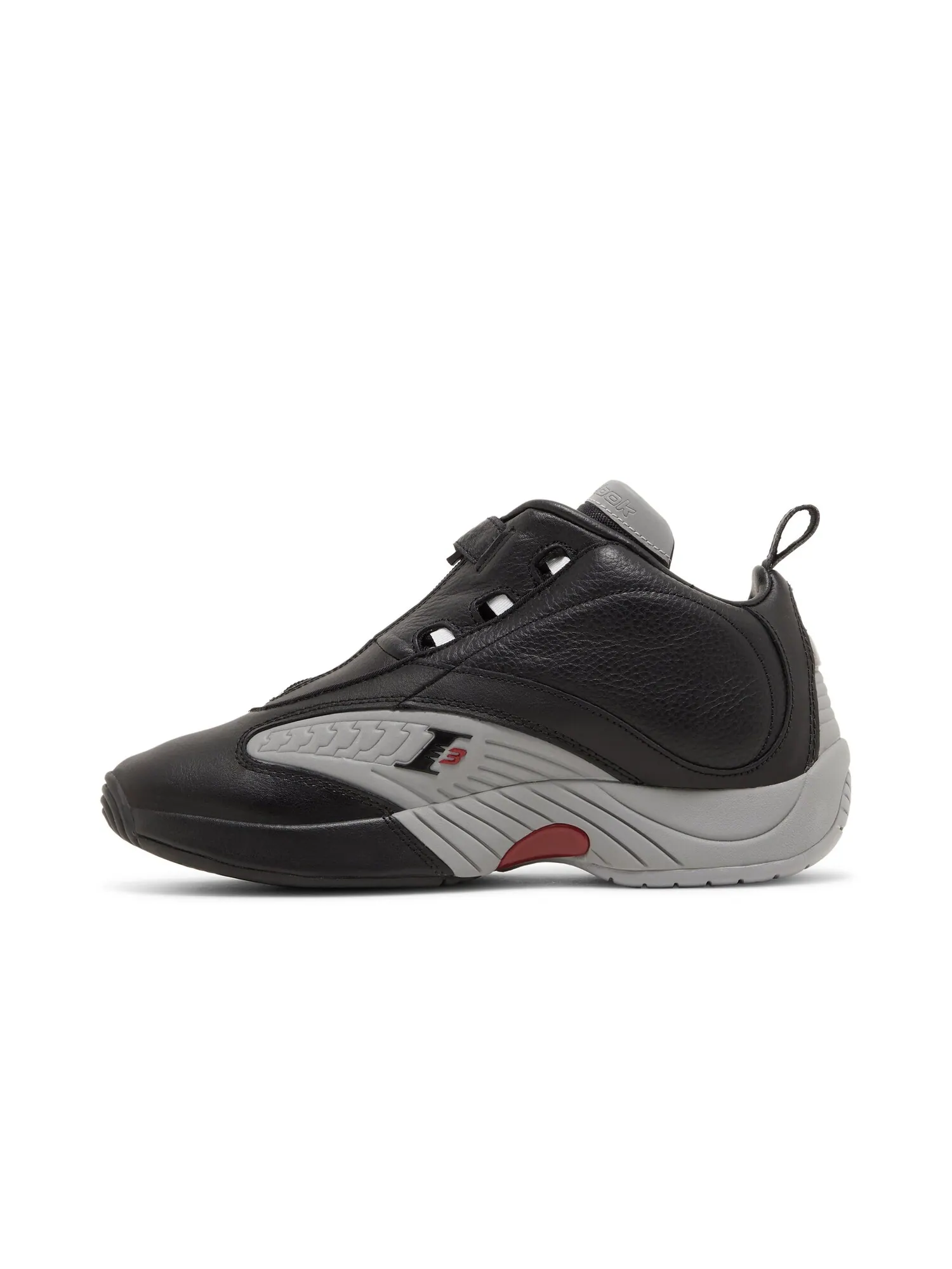 Кроссовки Answer 4 2023 Reebok — изображение 3 из 8, черный/серый/красный