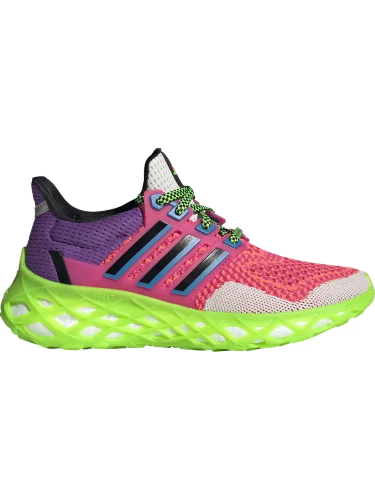 Кроссовки Adidas UltraBoost Web DNA J 'Turbo Shock Pink' — изображение 1 из 1, розовый