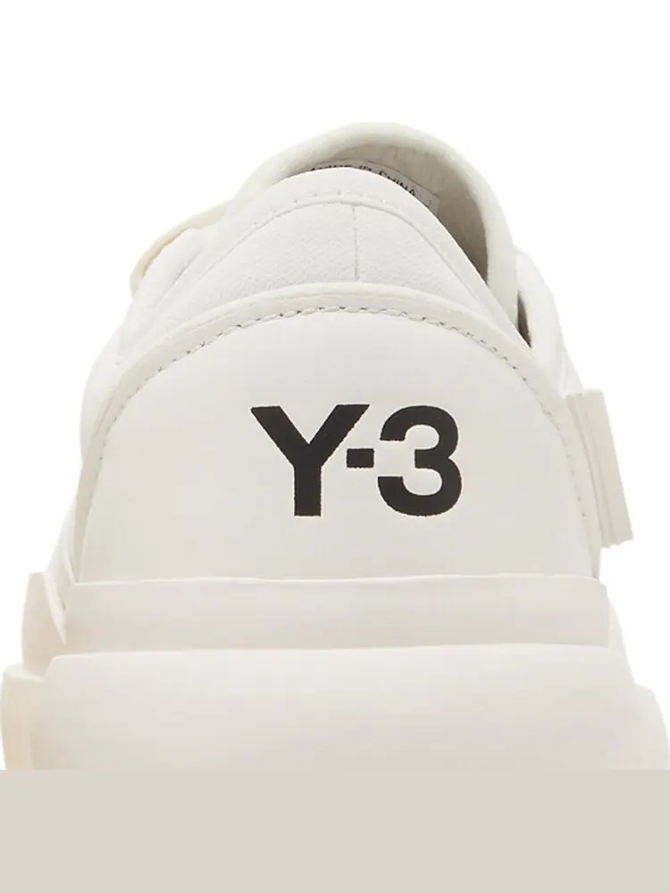 Кроссовки Adidas Y-3 Ajatu Court 'White Black' — изображение 7 из 8, бежевый