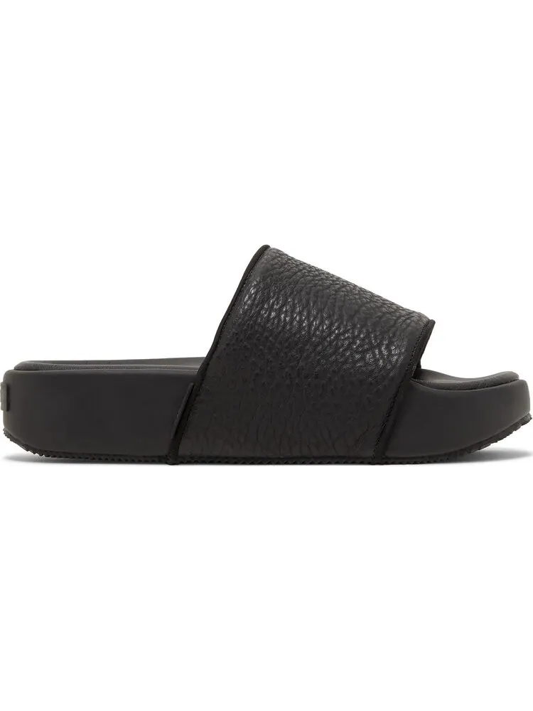 Сандалии кожаные Adidas Y-3 Slide — изображение 1 из 8, черный