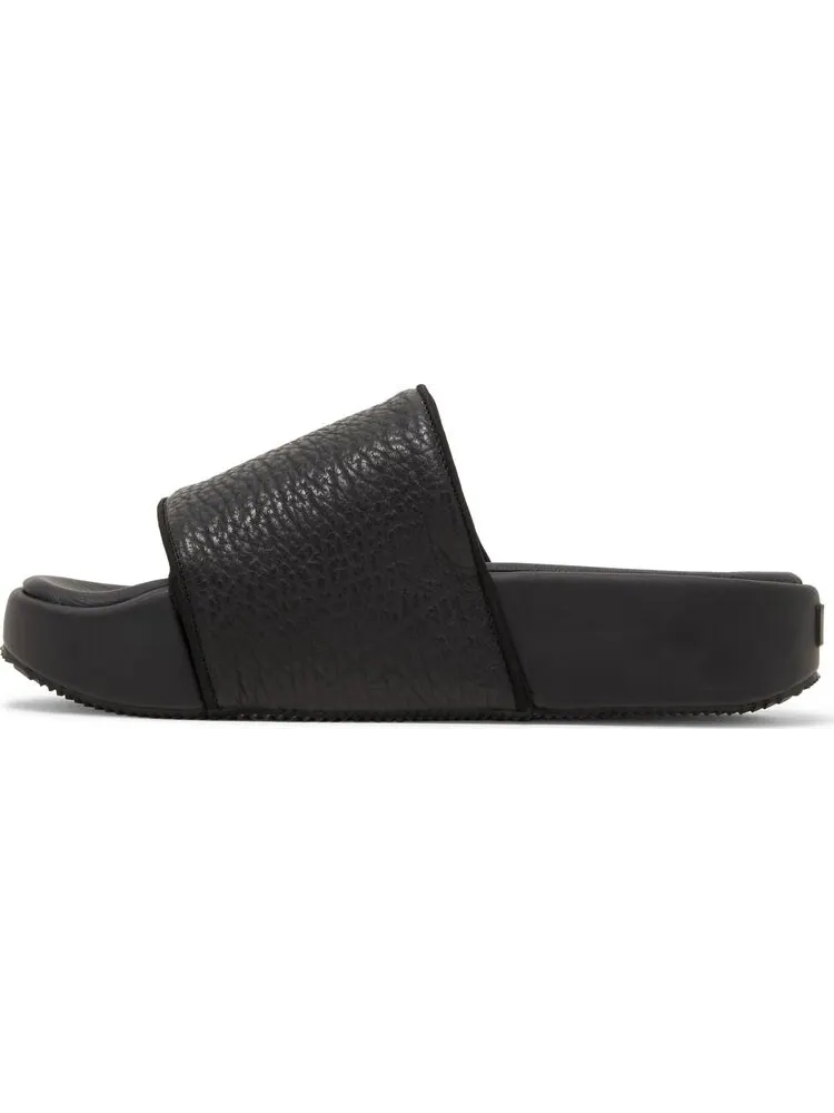 Сандалии кожаные Adidas Y-3 Slide — изображение 3 из 8, черный