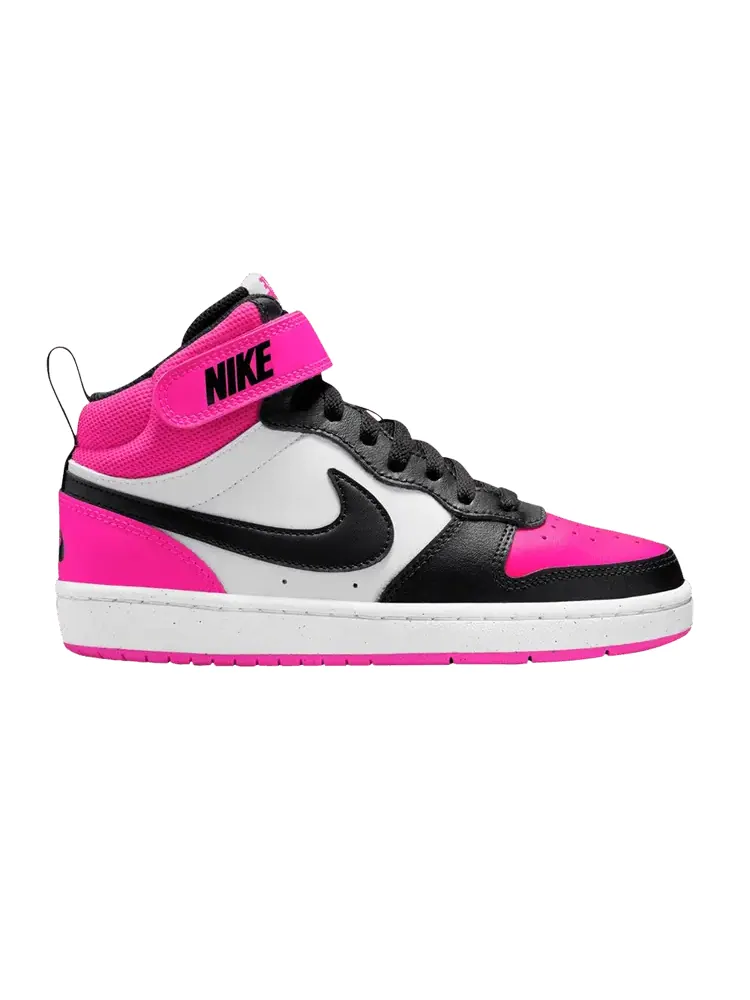 Кроссовки Nike Court Borough Mid 2 GS Fierce Pink — изображение 1 из 1, розовый
