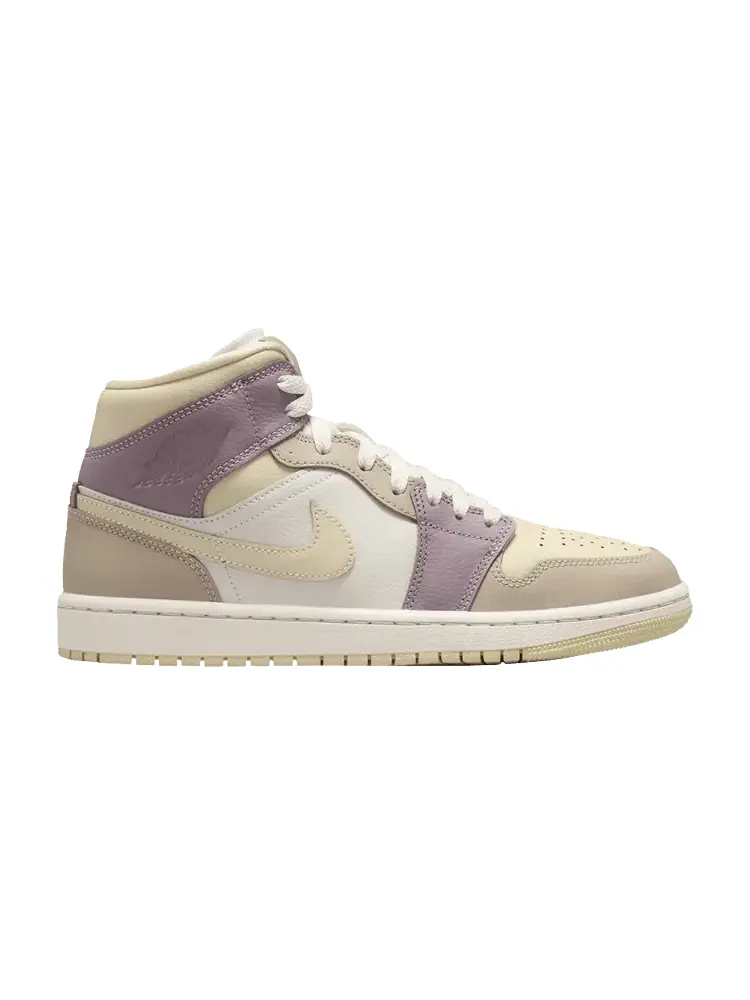 Кроссовки Air Jordan Wmns Air Jordan 1 Mid Khaki Taupe Grey — изображение 1 из 1, хаки серый