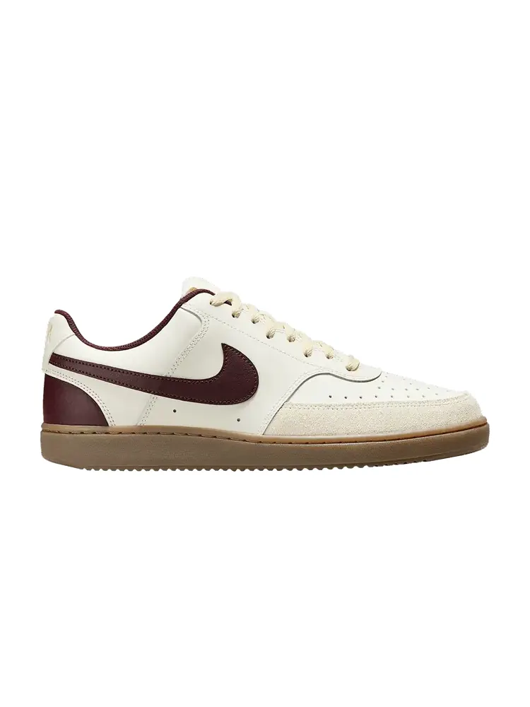 Кроссовки Nike Court Vision Low 'Sail Burgundy Crush' — изображение 1 из 1
