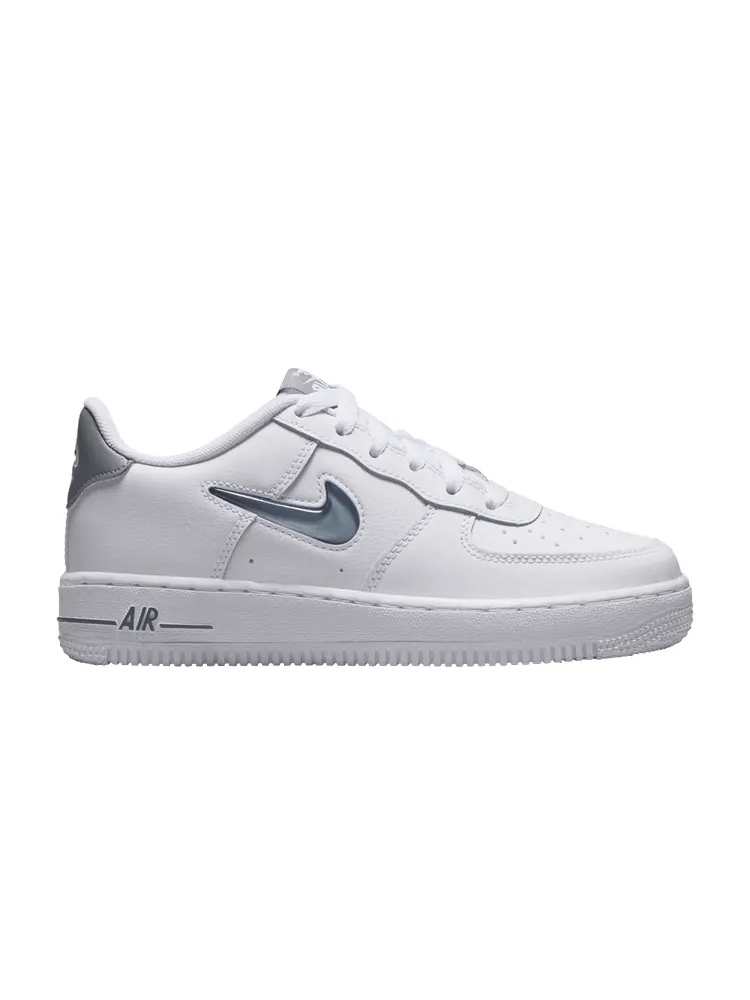 Кроссовки Nike Air Force 1 Low Jewel GS 'White Smoke Grey' — изображение 1 из 1, белый/серый