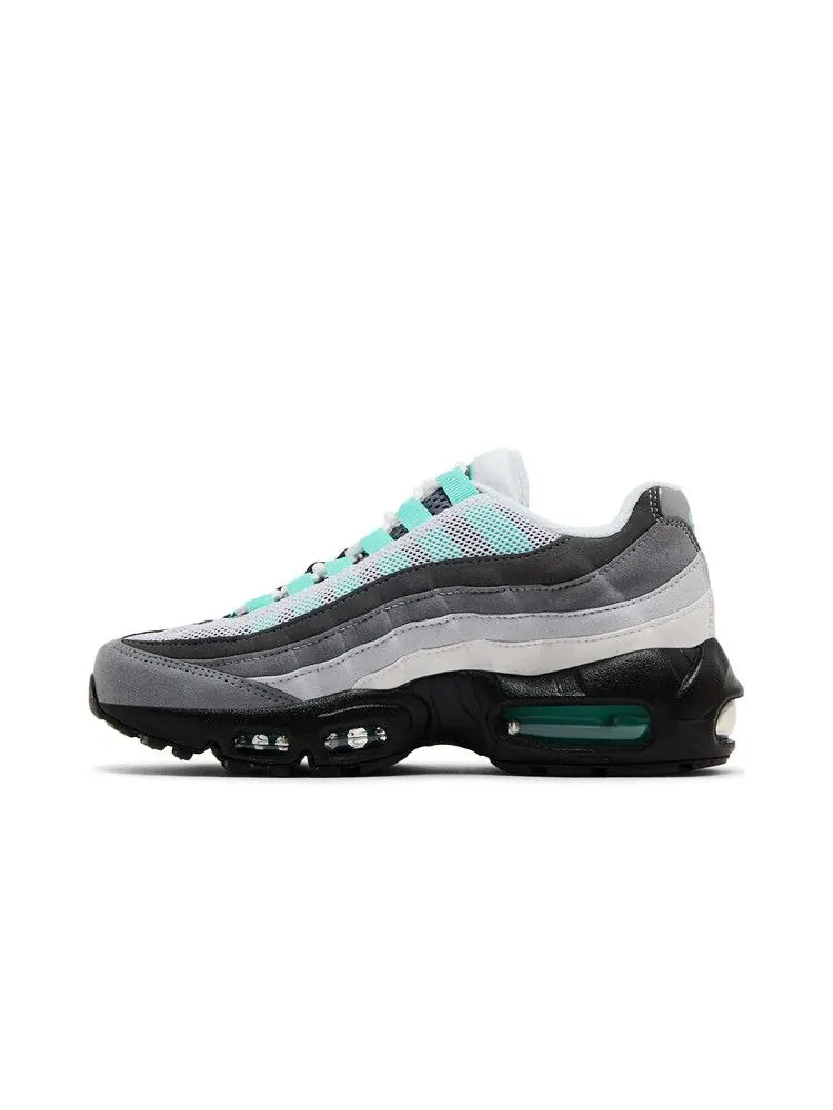 Кроссовки Nike Air Max 95 GS 'Hyper Turquoise' — изображение 4 из 9, белый//серый/серый/серый