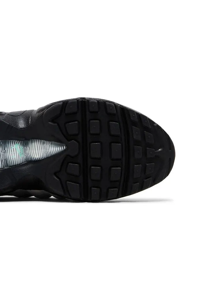 Кроссовки Nike Air Max 95 GS 'Hyper Turquoise' — изображение 6 из 9, белый//серый/серый/серый