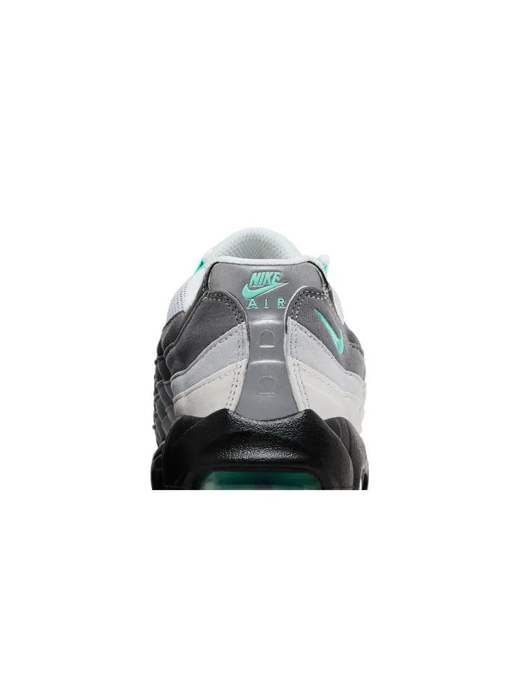 Кроссовки Nike Air Max 95 GS 'Hyper Turquoise' — изображение 8 из 9, белый//серый/серый/серый