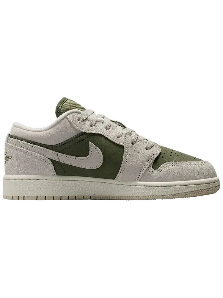 Кроссовки Air Jordan 1 Low SE GS — изображение 1 из 1, зеленый