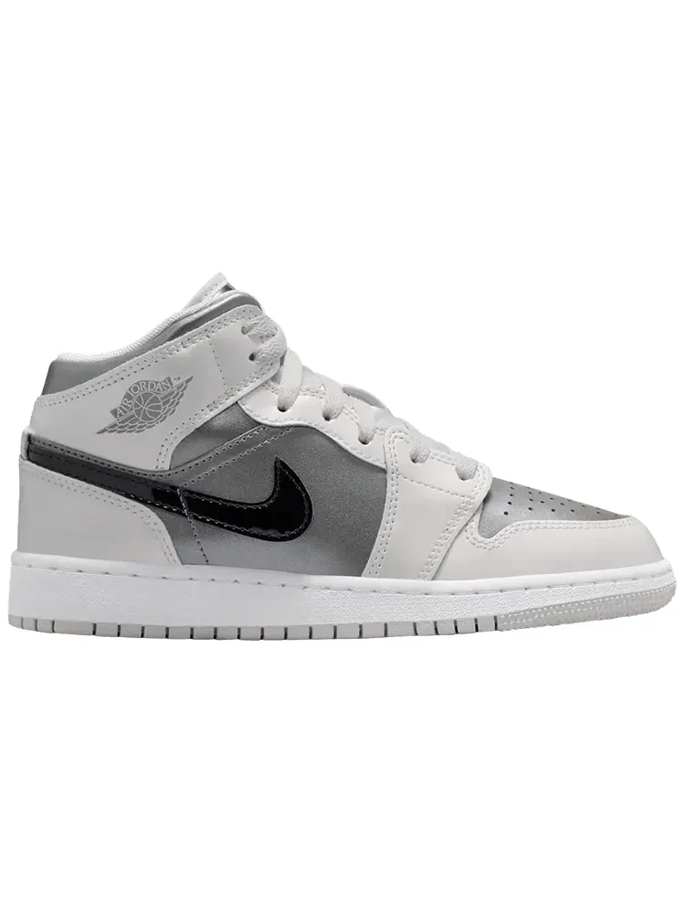 Кроссовки Air Jordan 1 Mid GS — изображение 1 из 1, белый