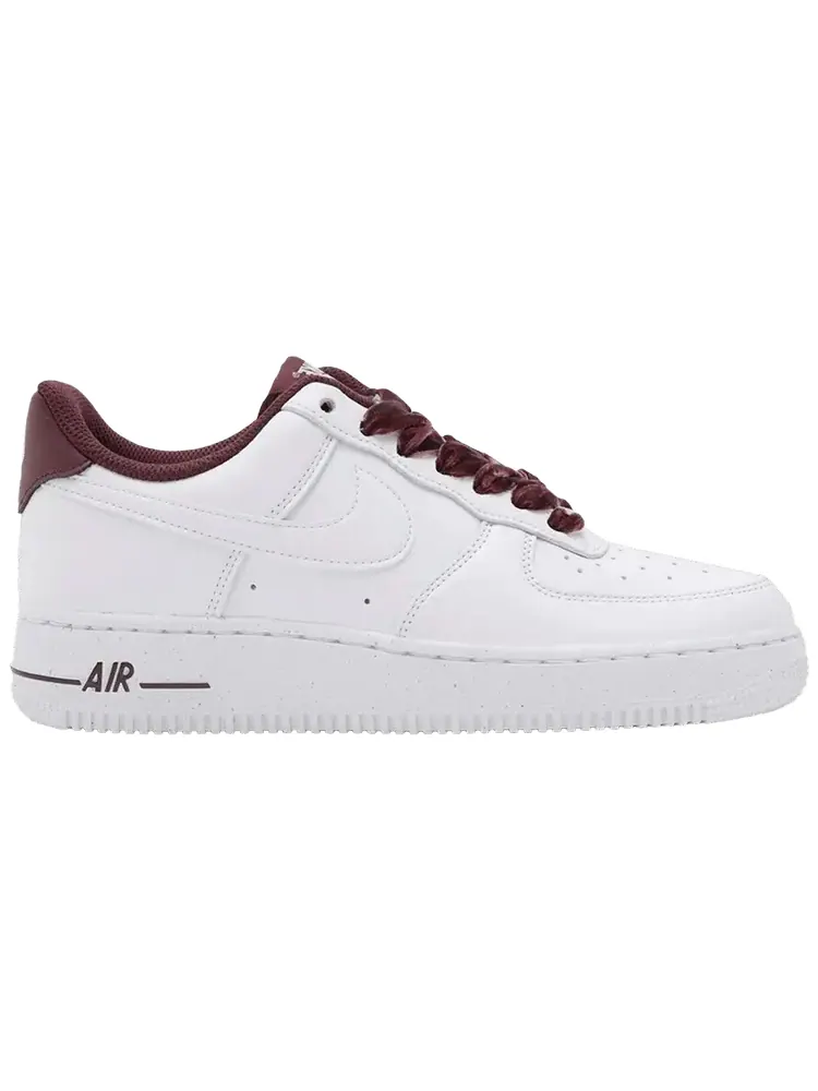 Кроссовки Nike Wmns Air Force 1 LowWhite Burgundy Crush' — изображение 1 из 1, белый