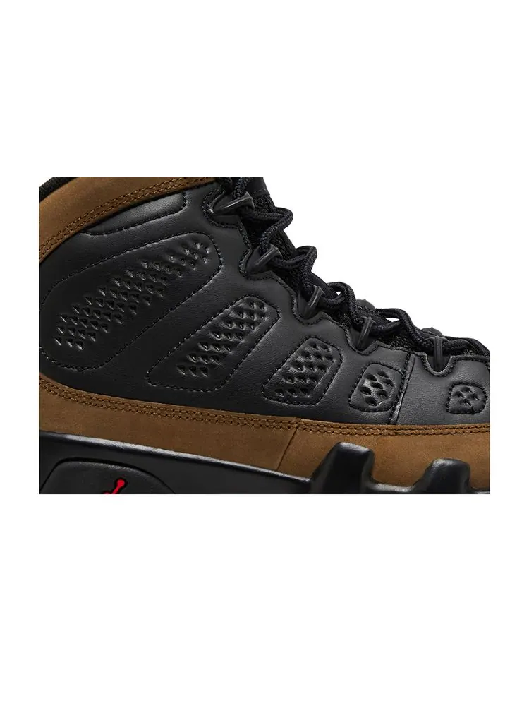 Кроссовки Air Jordan 9 Retro GS 'Olive' 2024 — изображение 2 из 8, оливковый