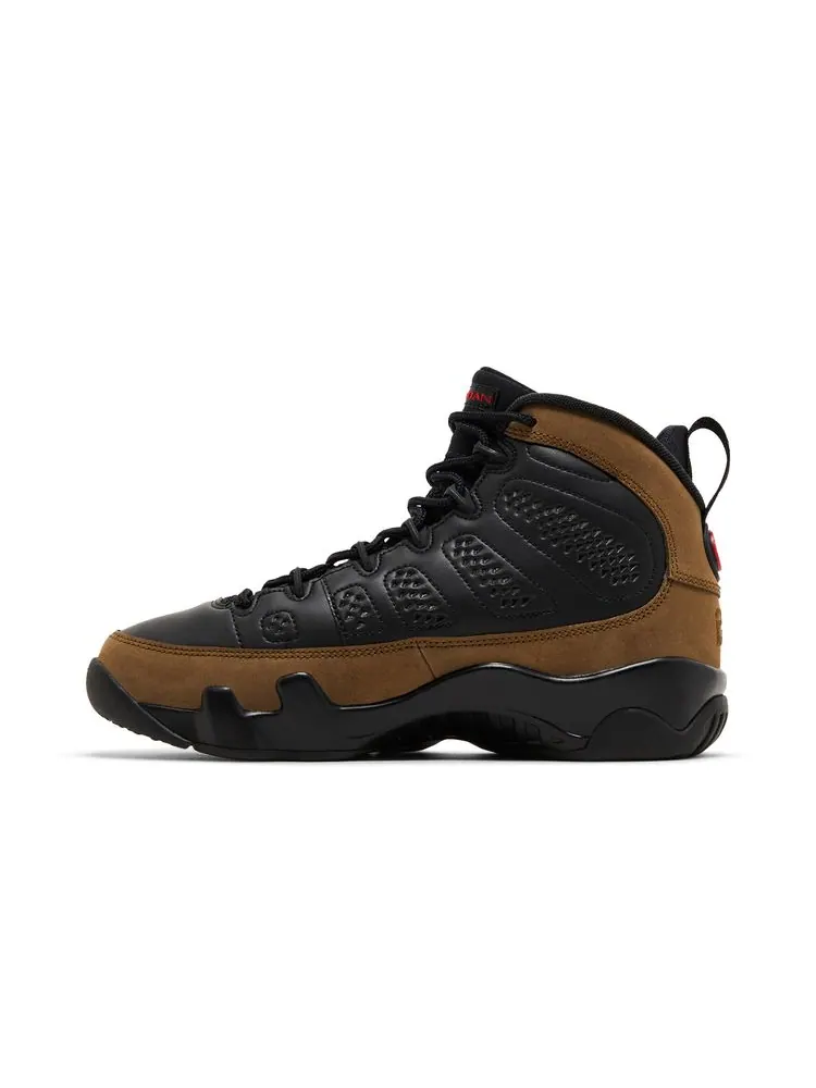 Кроссовки Air Jordan 9 Retro GS 'Olive' 2024 — изображение 3 из 8, оливковый