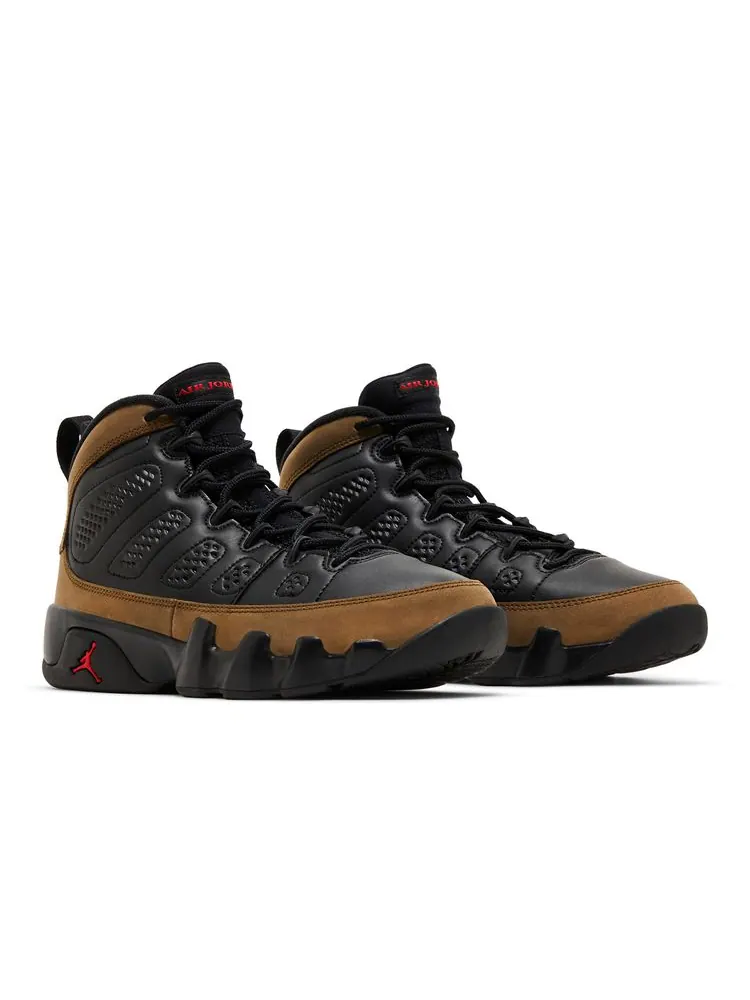 Кроссовки Air Jordan 9 Retro GS 'Olive' 2024 — изображение 8 из 8, оливковый